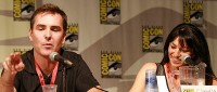 Nolan North and Claudia Black