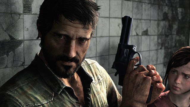 Joel with gun